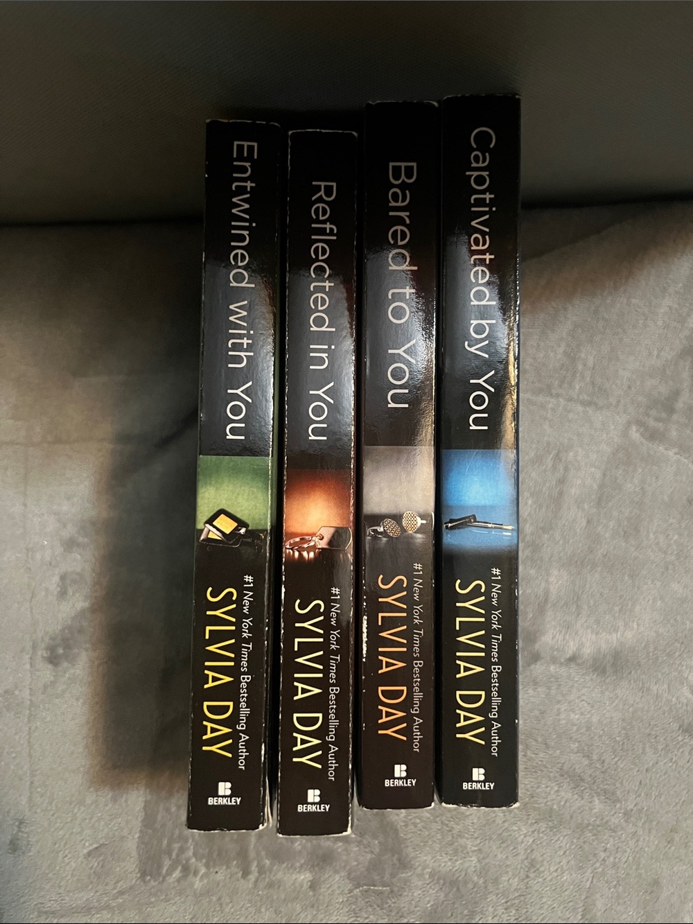 Sylvia Day Paperback Book Set — Entwined/Reflected/Bared/Captivated